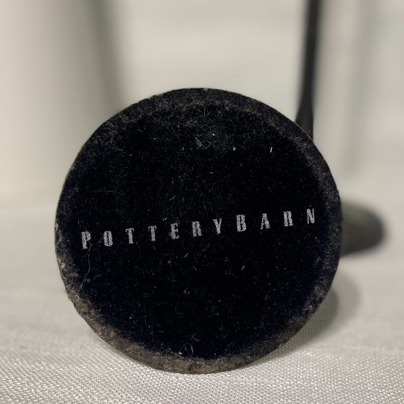 Pottery Barn Accents Pottery Barn Black Cast Iron Brutalist Petaluma Candlestick Holders Set